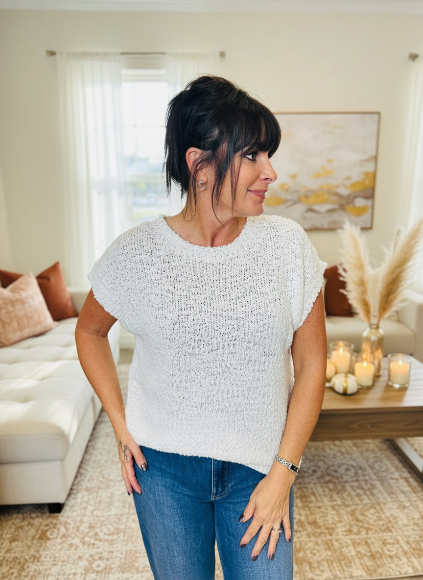Loose Knit Sweater Top