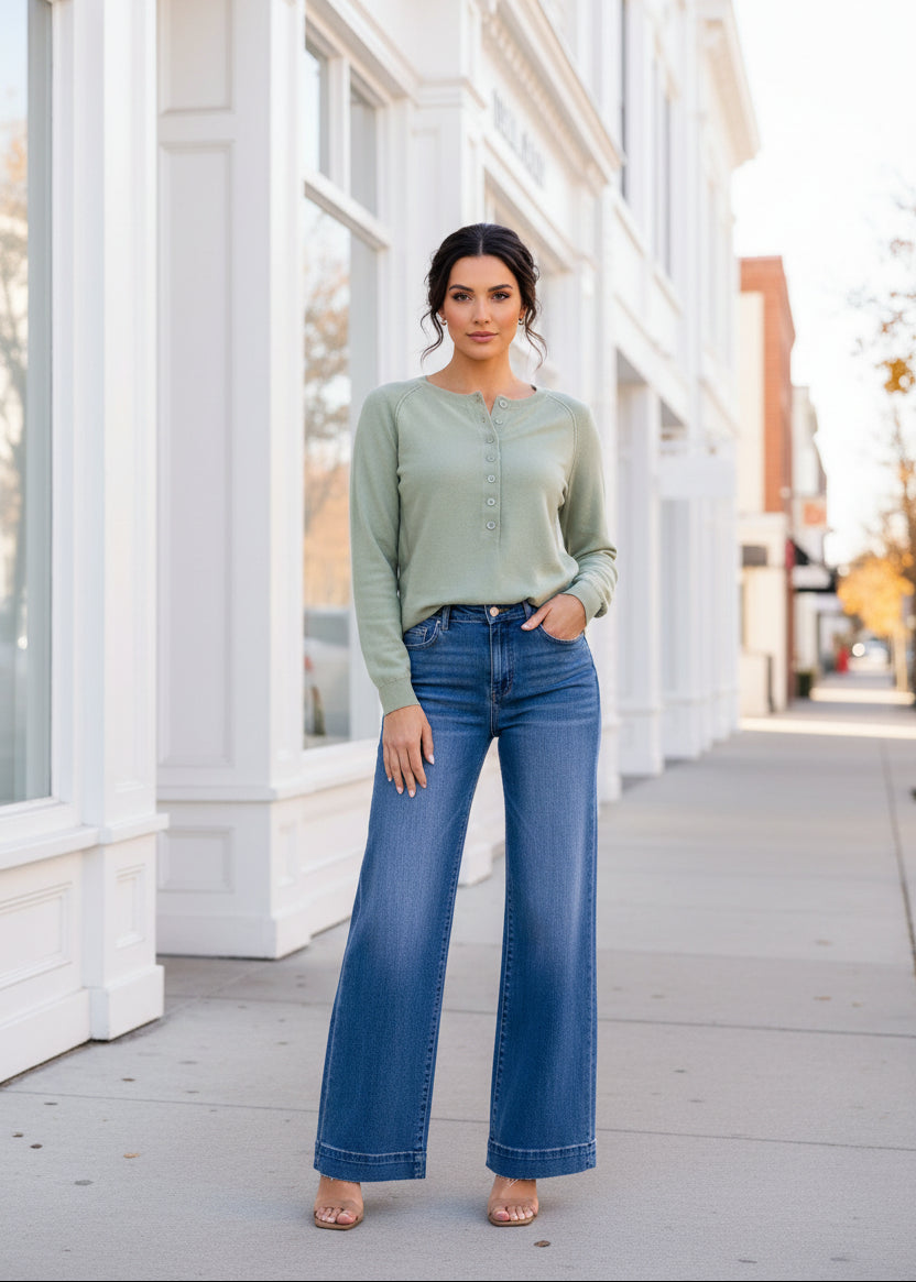 Sage Long Sleeve Sweater