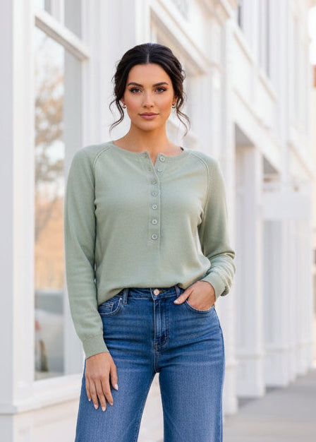 Sage Long Sleeve Sweater