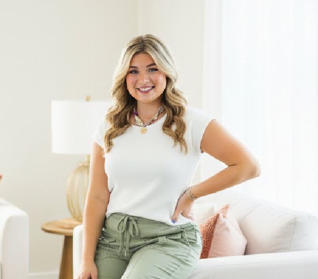 Off White Cap Sleeve Top