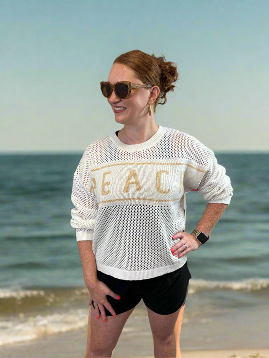 Crochet Beach Top - Jolie Femme Boutique