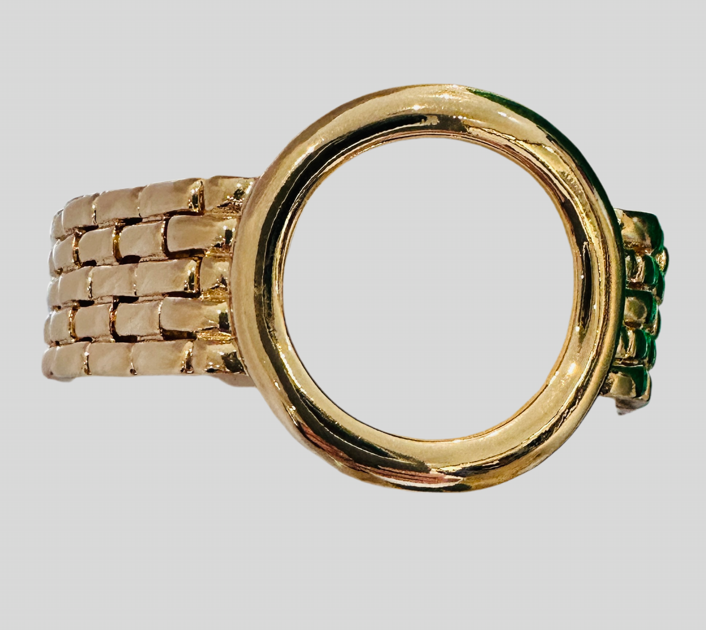 Gold Watch Band Stretch Bracelet