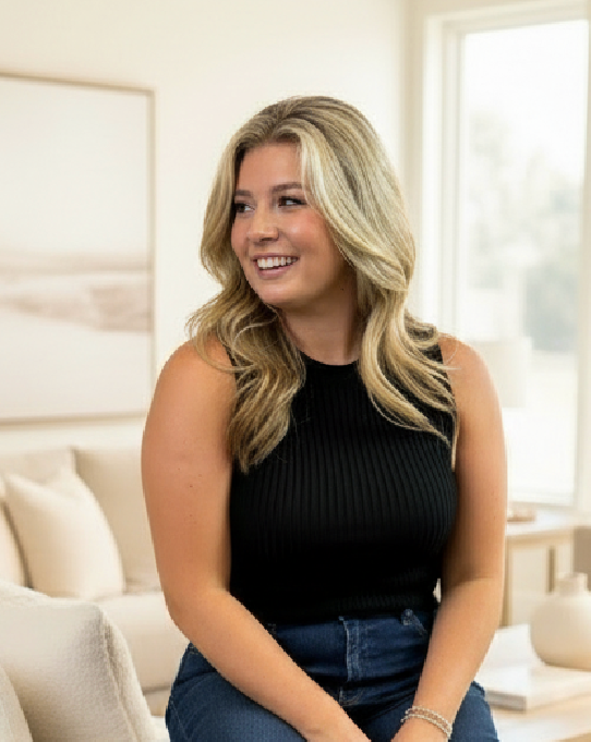 Black Ribbed Knit Tank Top