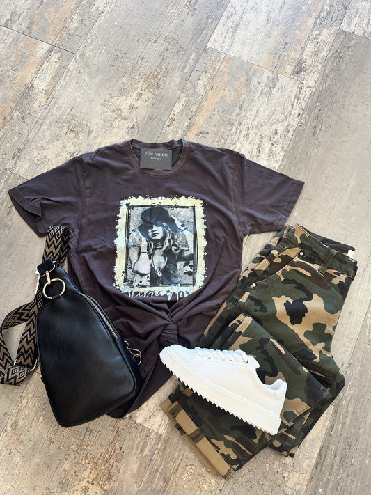 Vintage Black Stevie Nicks Tee