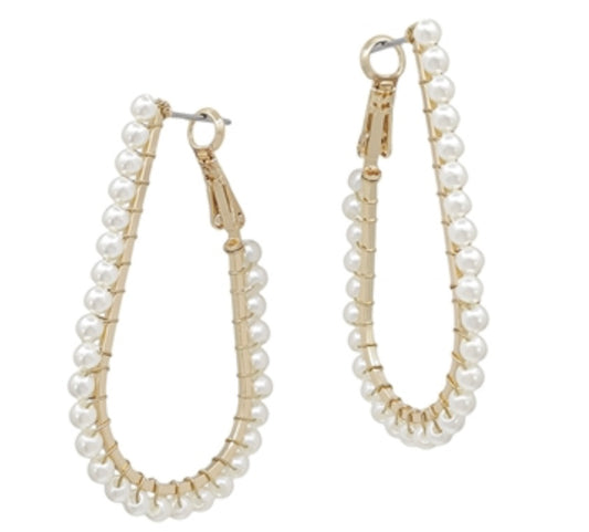Pearl Teardrop Earring - Jolie Femme Boutique