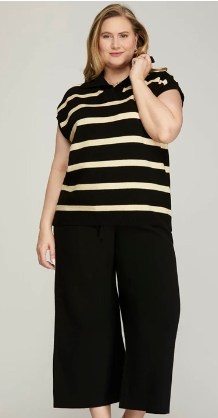 Plus Size Sweater Pants