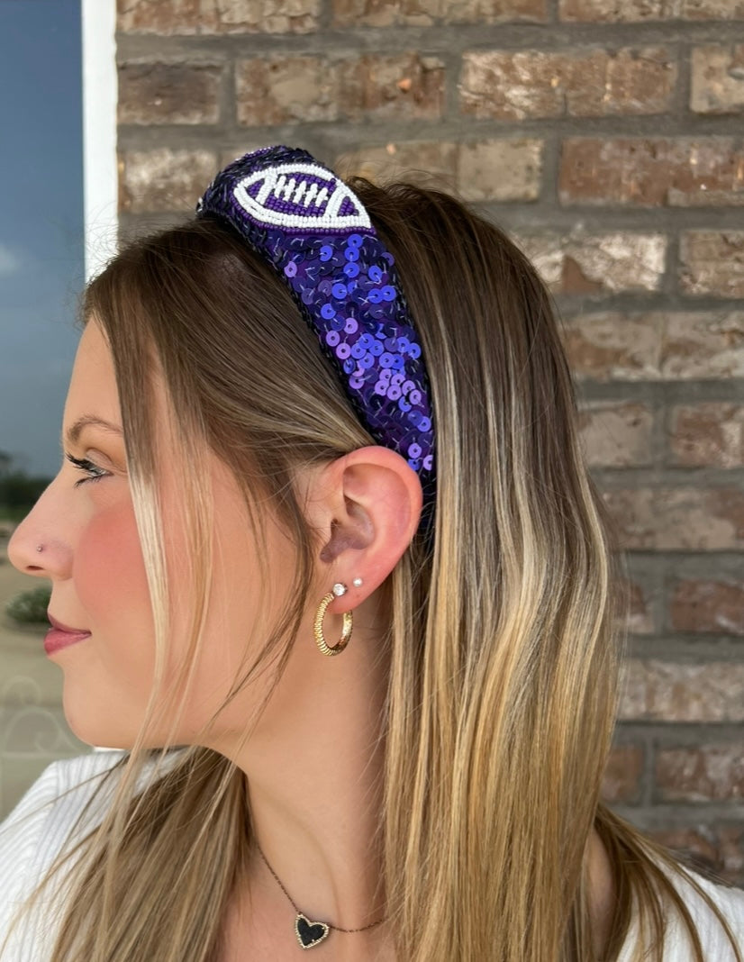 LSU Sequin Headband