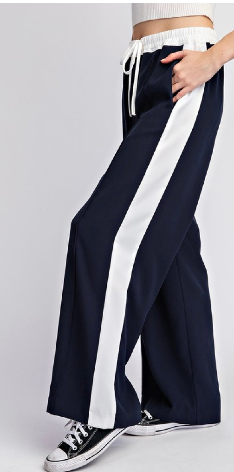 Striped Straight Leg Pant