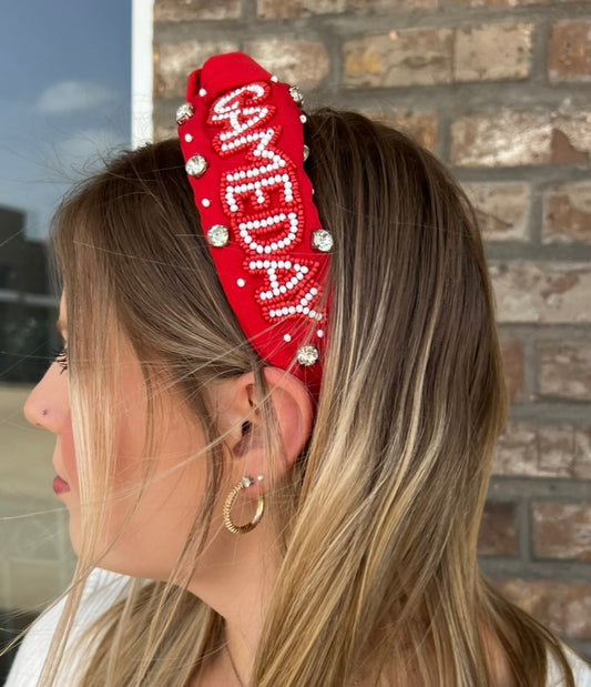 Gameday Red Headband