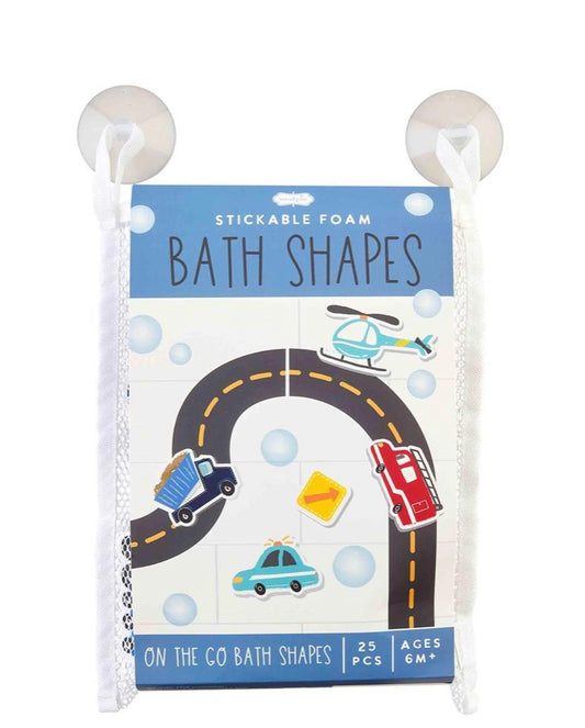 Boy Car Bath Stickable Shape Set - Jolie Femme Boutique