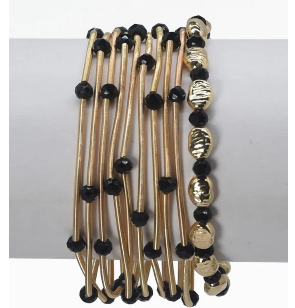 Set Of 10 Wired Bracelet