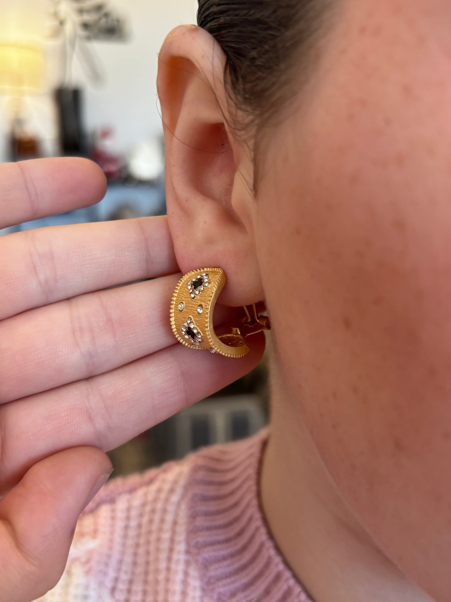 Vaquera 14K Gold Plated Earrings