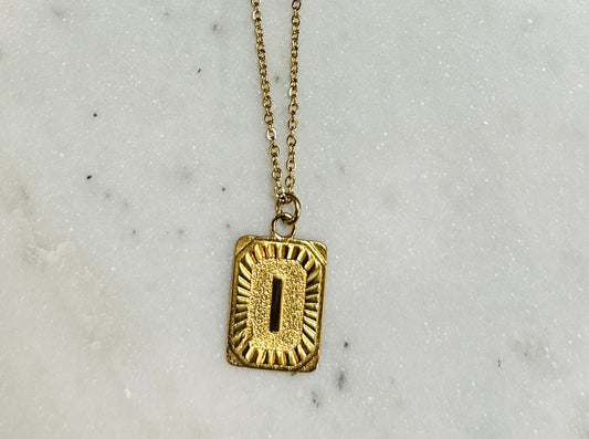 Gold Chain W/ Initial