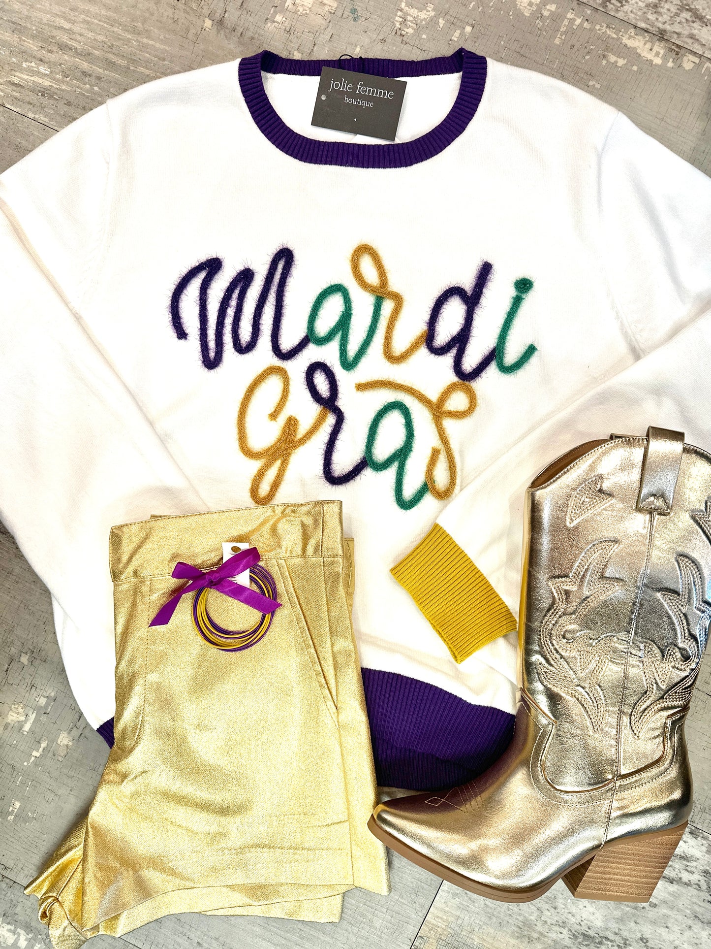 MARDI GRAS LONG SLEEVE