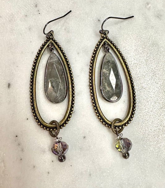 Bronze Statement Earrings