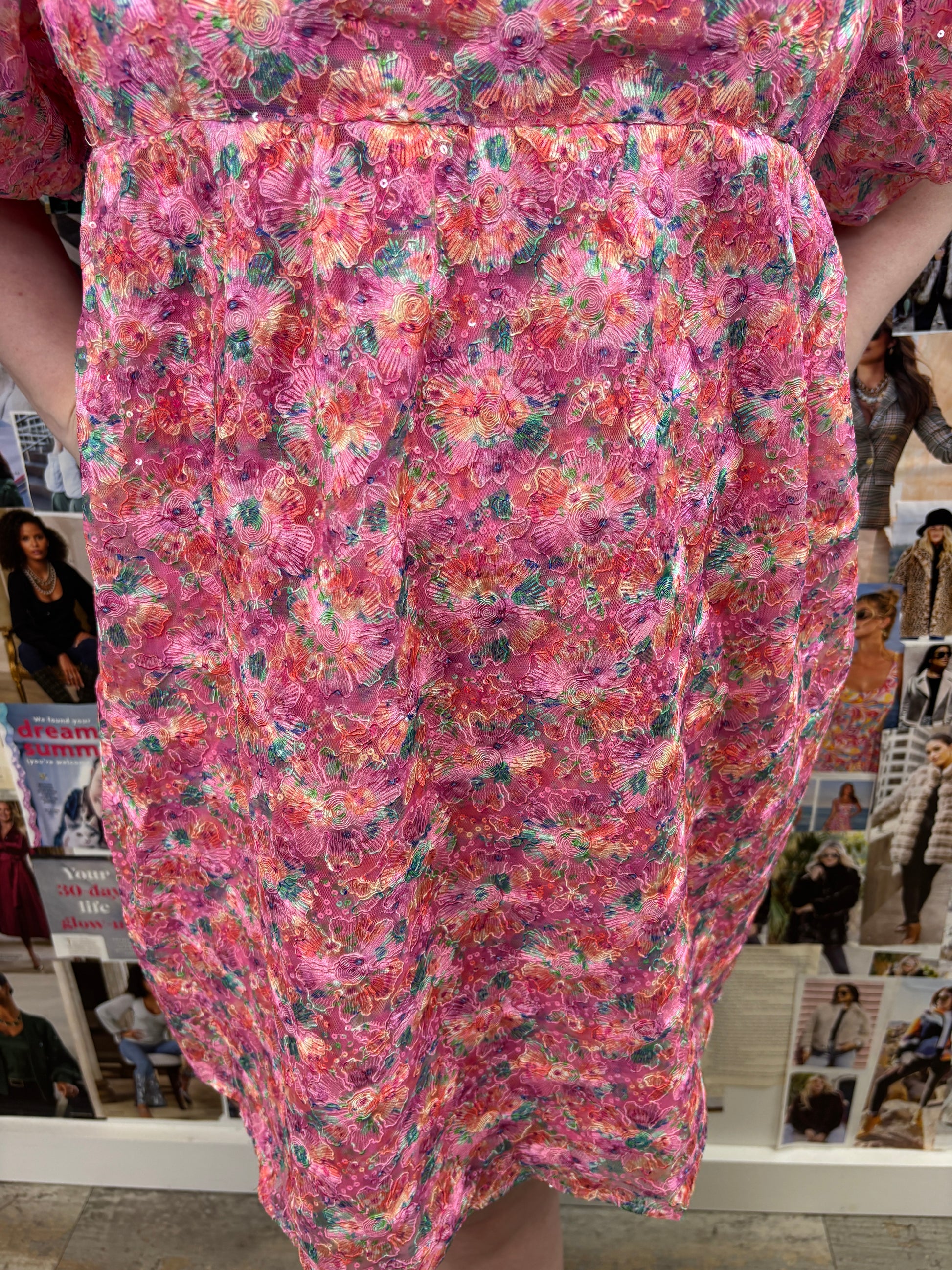 Plus Size Sequin Mini Dress - Jolie Femme Boutique