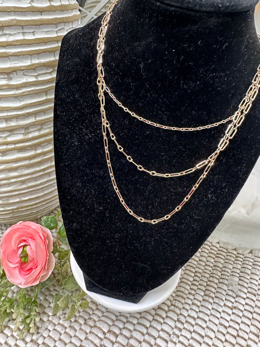 GOLD SET OF 3 NECKLACE - Jolie Femme Boutique