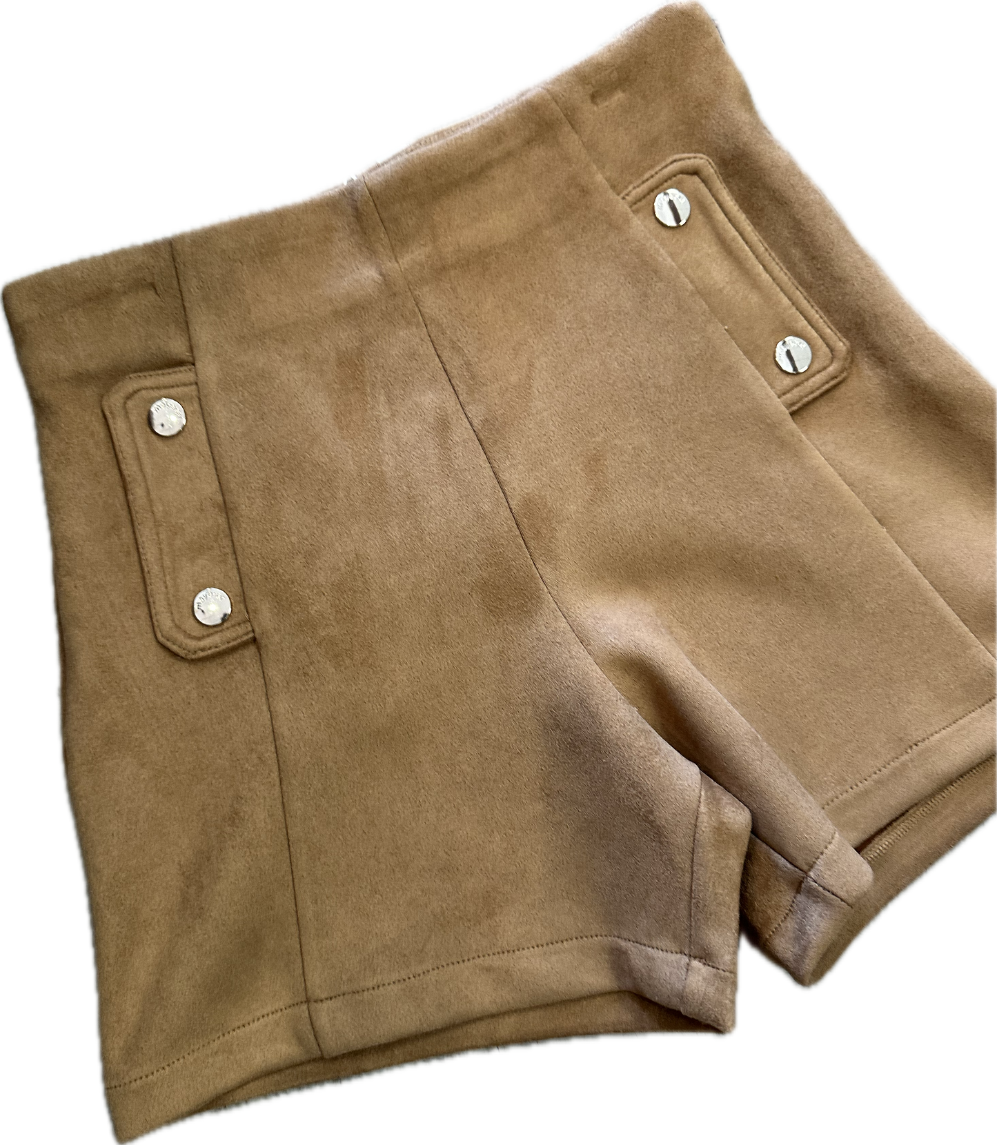 Faux Suede Shorts Cinnamon - Jolie Femme Boutique