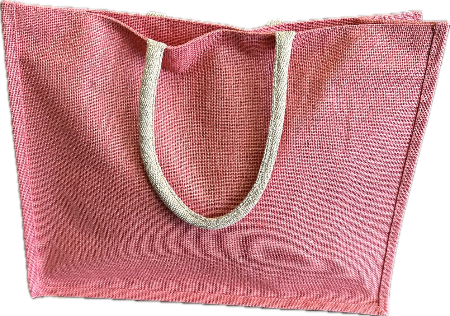 JUTE POCKET TOTE