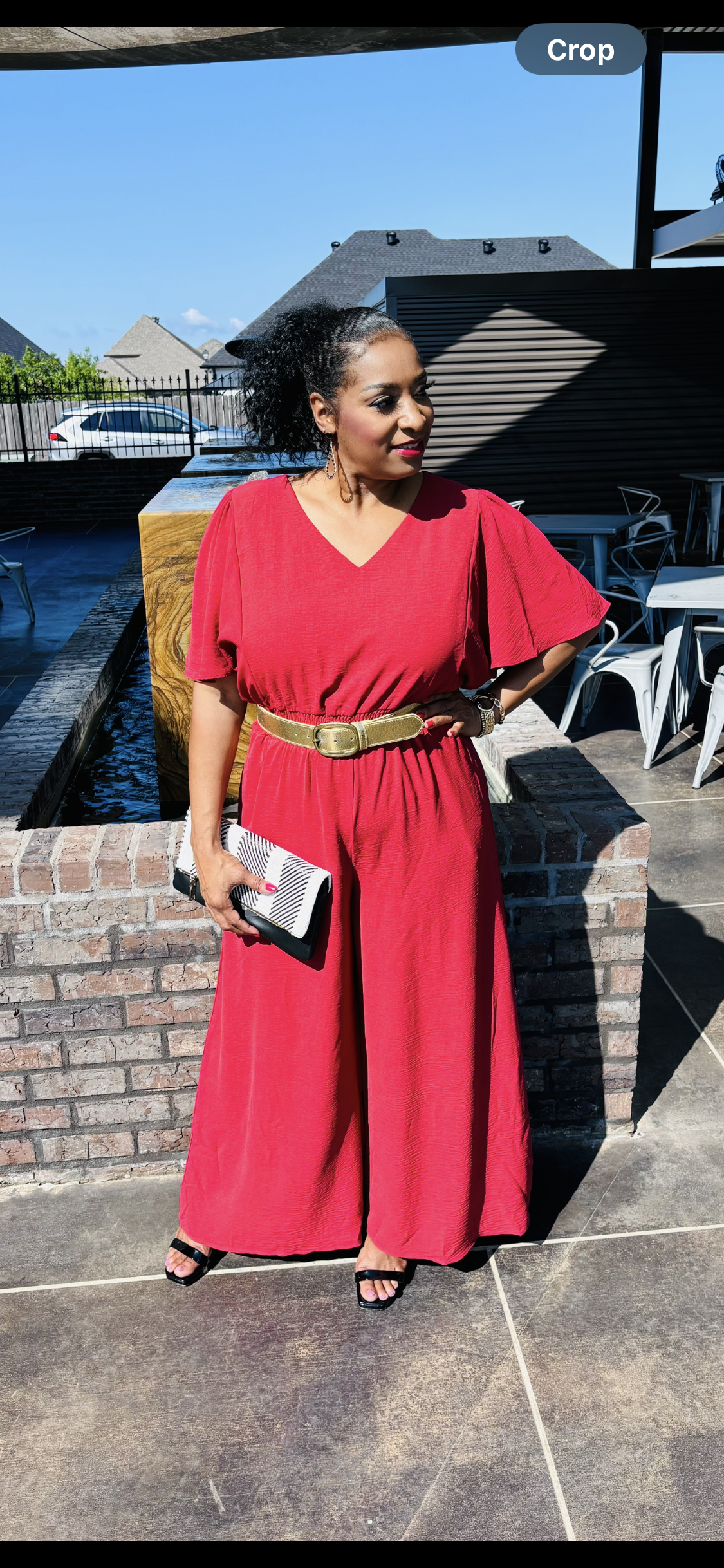 Plus Size Wide Leg Jumpsuit