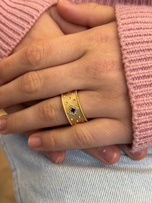 Vaquera 14K Gold Plated Ring