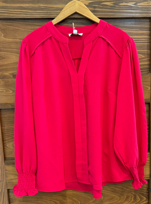 Plus Size Long Sleeve Top