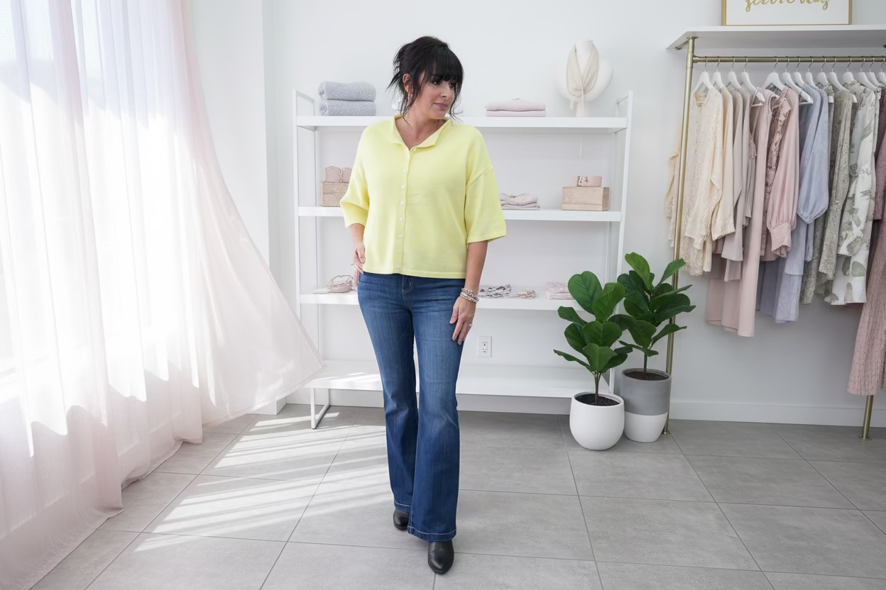 Butter Yellow Soft Cardigan